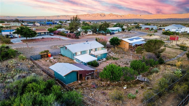 3345 W Smith Dr, Golden Valley, AZ 86413 - aerial view at dusk of a mountain view