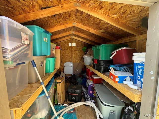 view of storage