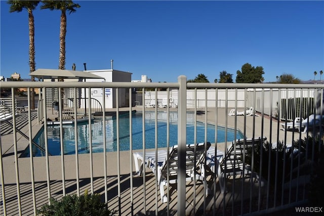 pool featuring a patio