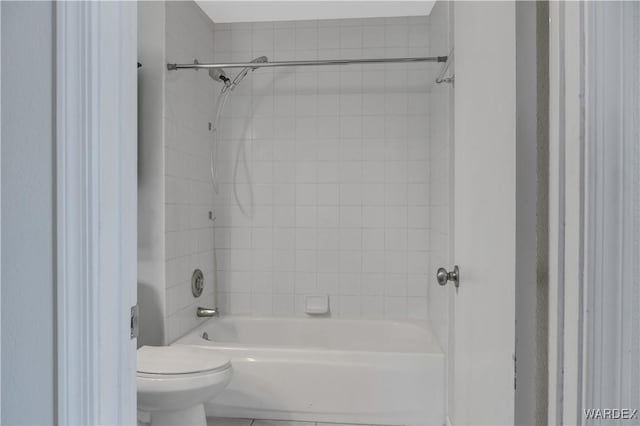 full bath with toilet and  shower combination