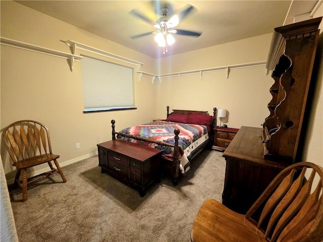 4132 Monte Silvano Ct, Kingman, AZ 86401 - bedroom featuring carpet flooring and a ceiling fan