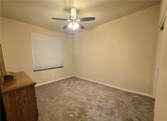 4132 Monte Silvano Ct, Kingman, AZ 86401 - unfurnished bedroom with carpet floors and a ceiling fan
