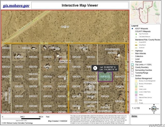 LOT066A N Peach Dr, Dolan Springs AZ, 86441 land for sale