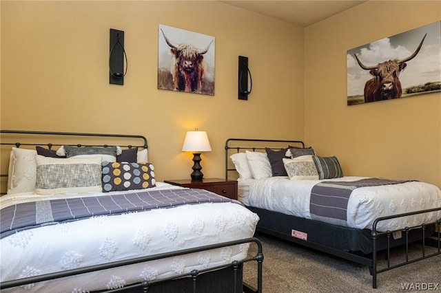 bedroom featuring carpet floors