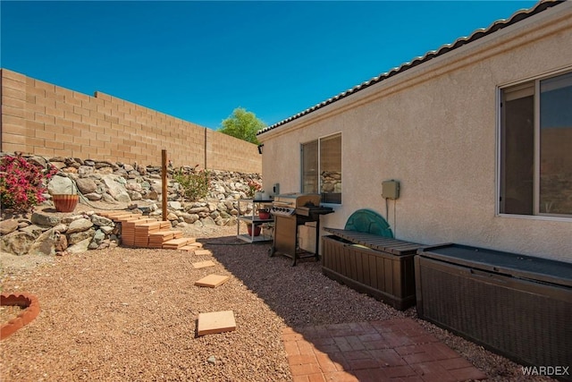 2355 Morningside Dr, Bullhead City, AZ 86442 - view of patio / terrace with fence and grilling area