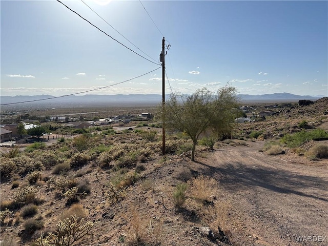 view of mountain feature