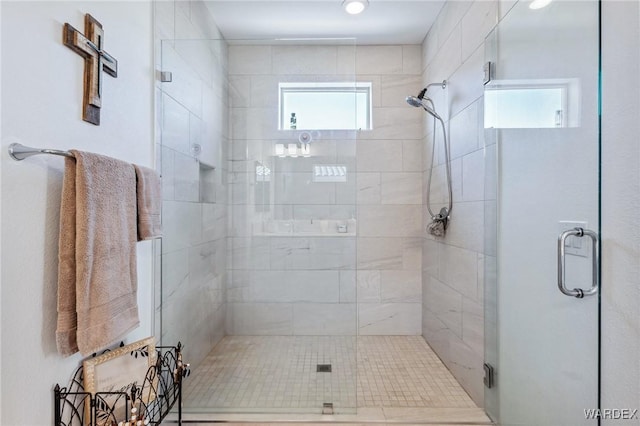 full bath with a stall shower