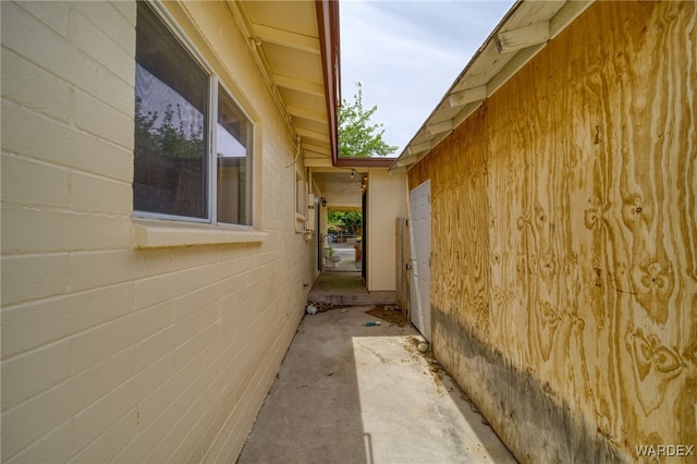 view of side of home