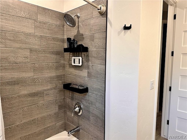 bathroom featuring tub / shower combination