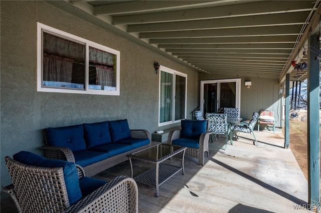 view of patio / terrace with outdoor lounge area