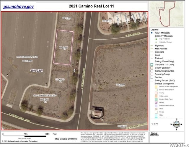 2021 Camino Real Blvd, Bullhead City AZ, 86442 land for sale