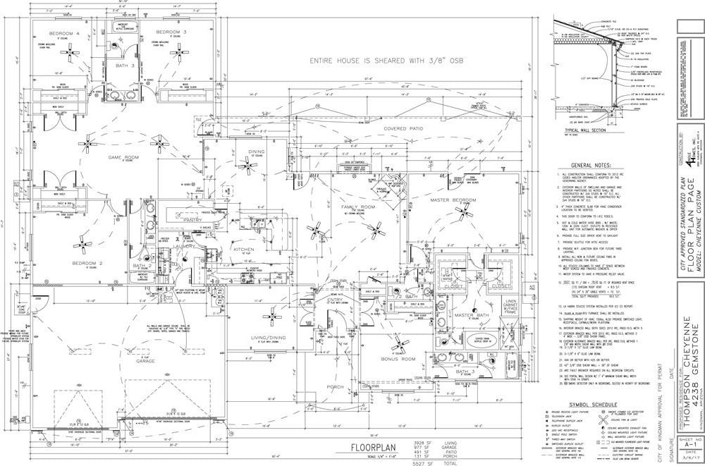 4238 Gemstone Ave, Kingman, AZ 86401 - view of floor plan / room layout