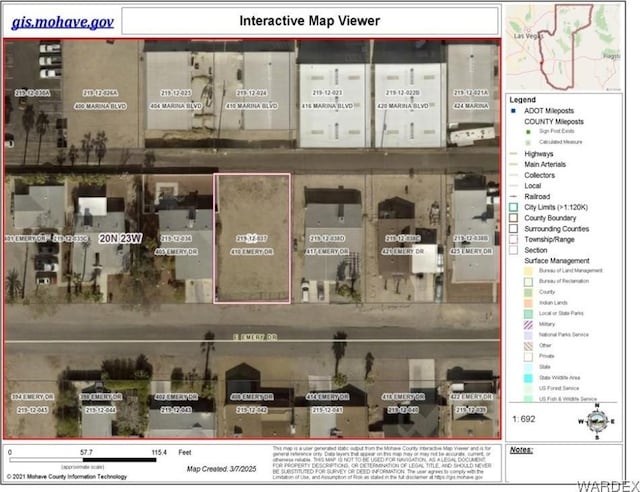 410 Emery Dr, Bullhead City AZ, 86442 land for sale