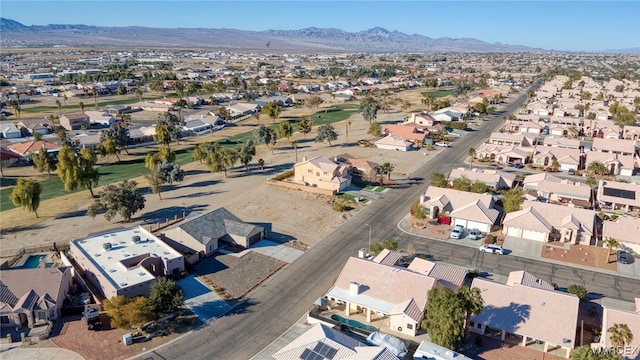 1878 E Clear Lake Dr, Fort Mohave, AZ 86426 - birds eye view of property with a residential view and a mountain view