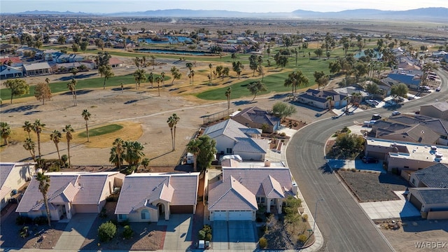 1878 E Clear Lake Dr, Fort Mohave, AZ 86426 - aerial view with a residential view, golf course view, and a mountain view