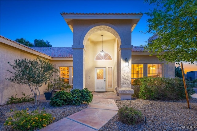 1878 E Clear Lake Dr, Fort Mohave, AZ 86426 - property entrance with stucco siding