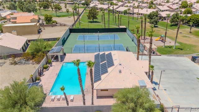 1878 E Clear Lake Dr, Fort Mohave, AZ 86426 - drone / aerial view featuring a residential view