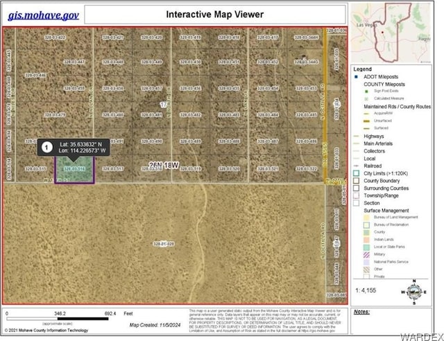 LOT516 W 17th St, Dolan Springs AZ, 86441 land for sale