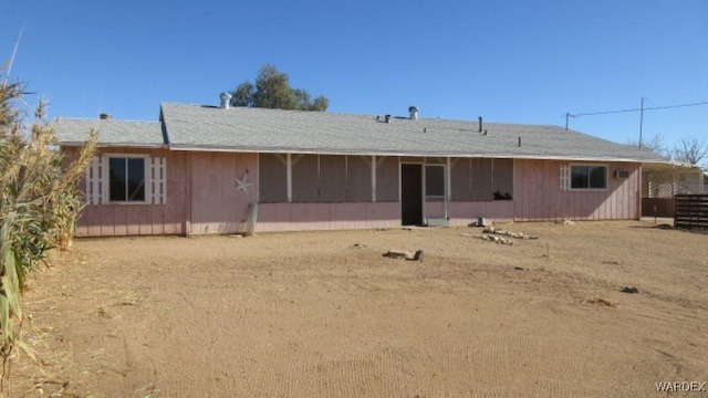 view of back of property