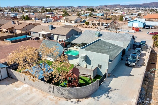 birds eye view of property featuring a residential view