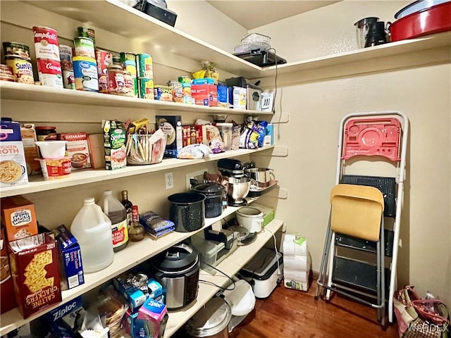 view of pantry