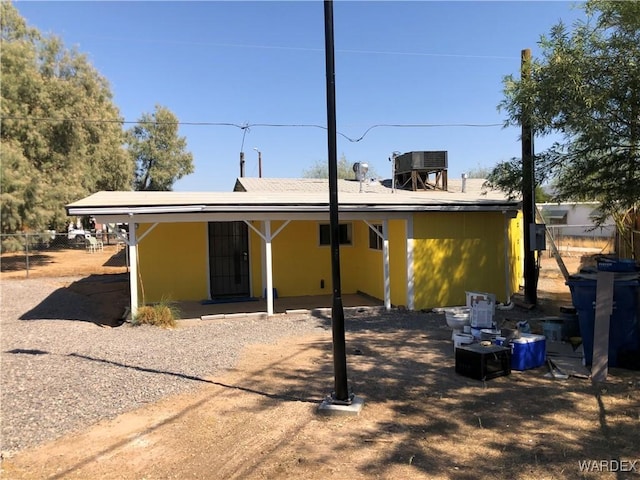 view of back of house