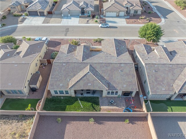 drone / aerial view featuring a residential view