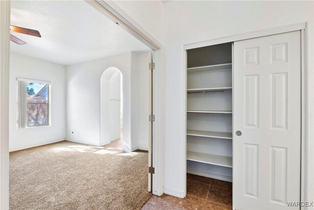 view of closet