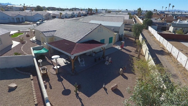 drone / aerial view featuring a residential view