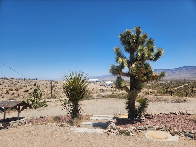 1900 W Guardian Dr, Meadview, AZ 86444 - view of yard with a mountain view