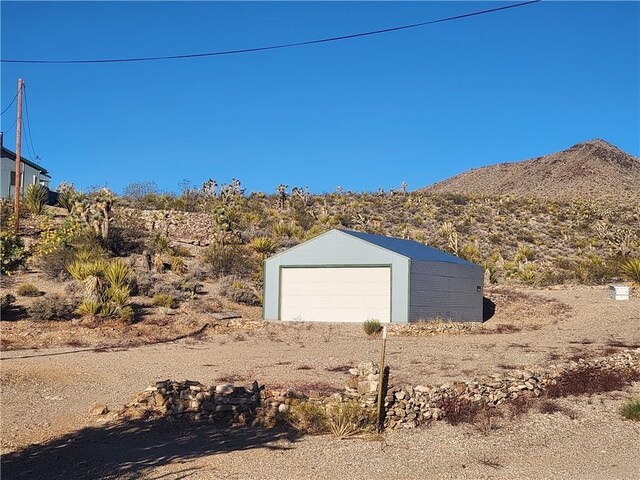 1900 W Guardian Dr, Meadview, AZ 86444 - view of outdoor structure with a mountain view
