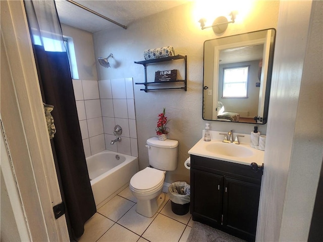 1900 W Guardian Dr, Meadview, AZ 86444 - full bathroom featuring tile patterned flooring, shower / bath combo, and vanity