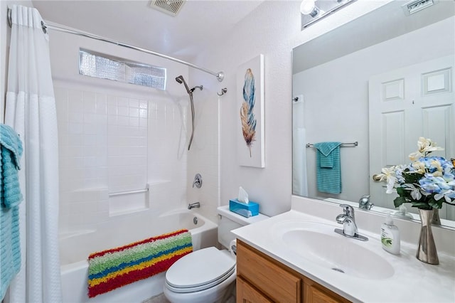 6053 S Klamath Loop, Fort Mohave, AZ 86426 - bathroom featuring shower / tub combo and vanity
