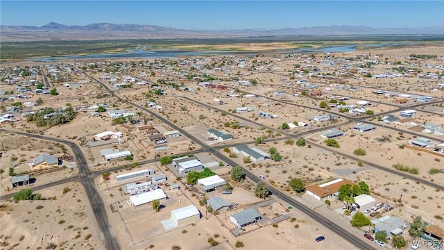 bird's eye view featuring a mountain view