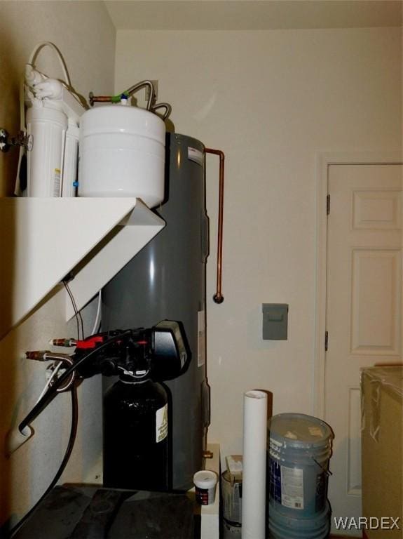 utilities featuring water heater