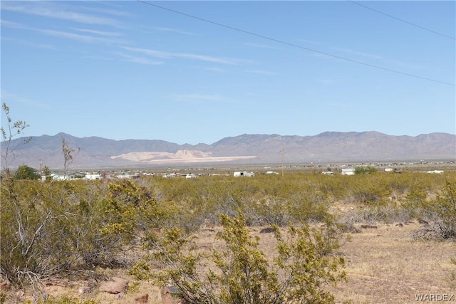 view of mountain feature