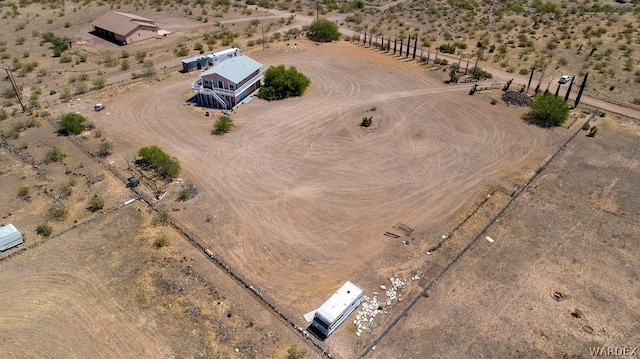 bird's eye view featuring a rural view