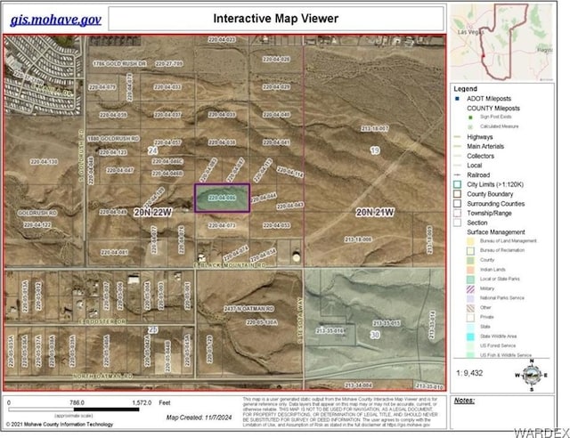 0000 Black Mountain Rd, Bullhead City AZ, 86442 land for sale