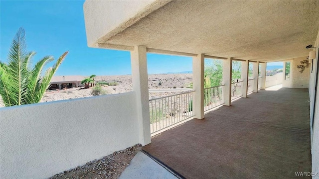 view of patio / terrace featuring a balcony