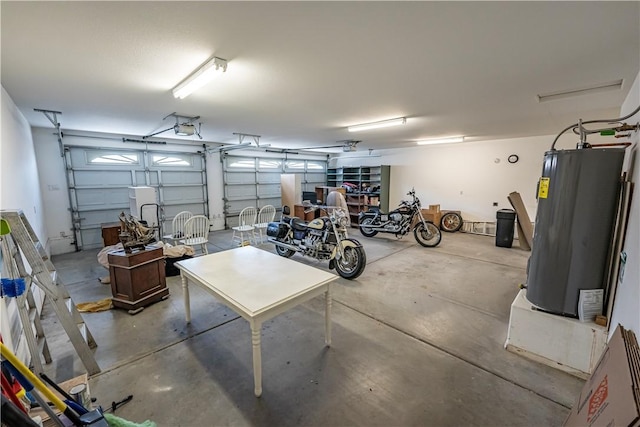 3103 Crater Dr, Lake Havasu, AZ 86404 - garage with water heater and a garage door opener