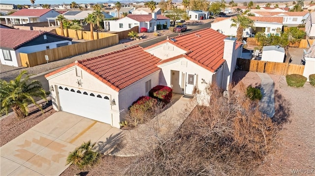 drone / aerial view featuring a residential view