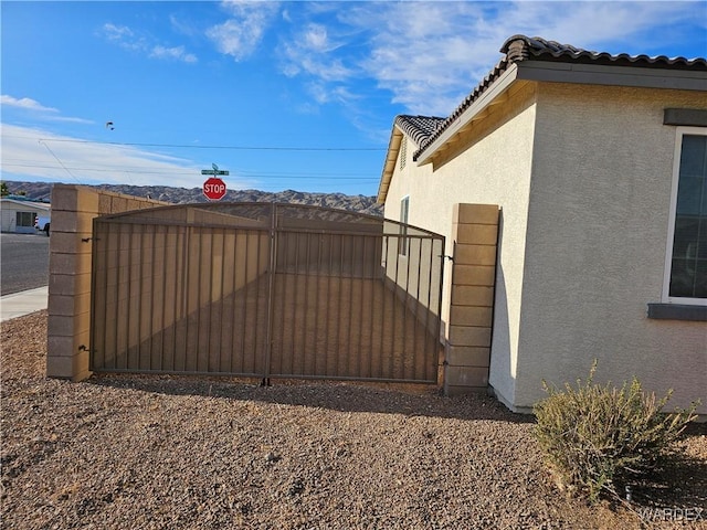 view of gate