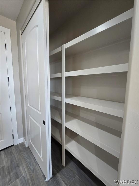 view of closet