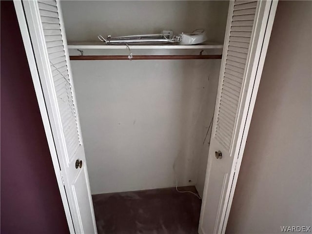 view of closet