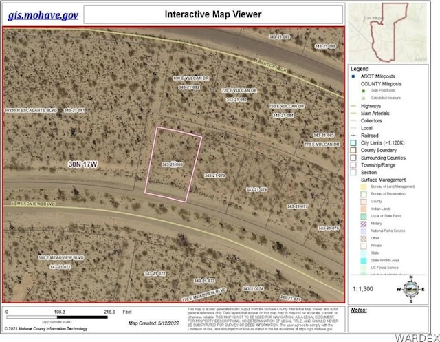 695 E Meadview Blvd, Meadview AZ, 86444 land for sale