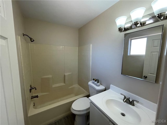 1720 E Valencia Rd, Fort Mohave, AZ 86426 - full bathroom with bathtub / shower combination and vanity