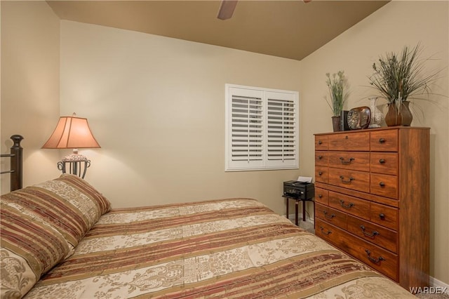 231 Moser Ave Unit G, Bullhead City, AZ 86429 - bedroom with ceiling fan