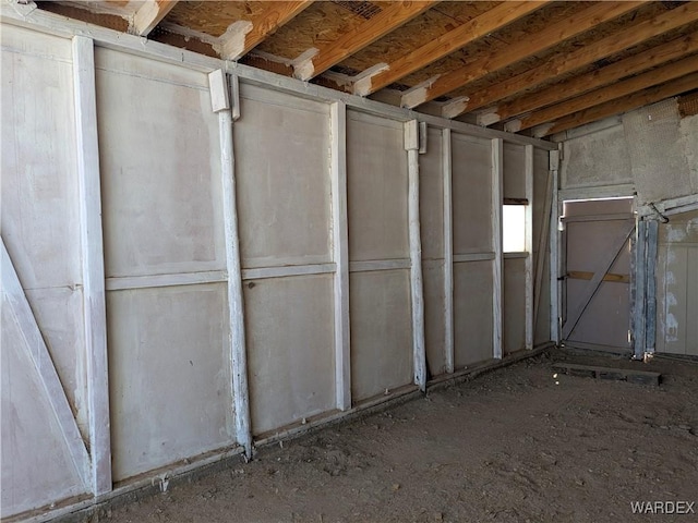 view of storage