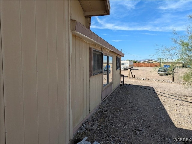 view of side of home