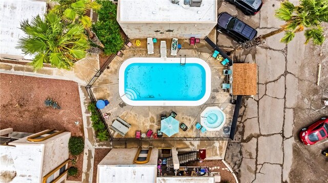 1280 Mohave Dr Unit 28, Bullhead City, AZ 86442 - bird's eye view of a pool area